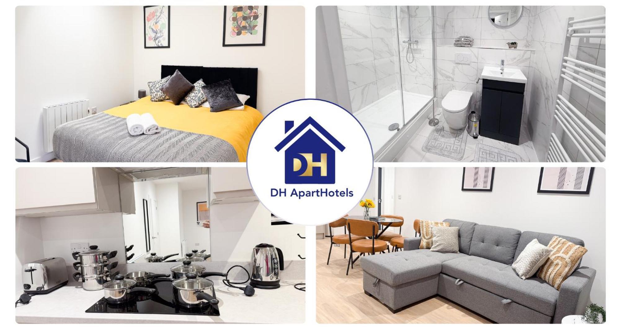 Spacious Modern 1 Bed Apartments In St Neots - Perfect For Contractors & Professionals - Free Parking - Wifi - Fully Equipped Kitchen - Smart Tv Ideal For Work Stays And Long Projects Екстер'єр фото